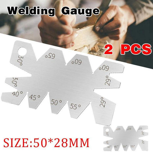 2PCS 8 Angle Centre Thread Screw Cut Welding Gauge Metric Whitworth Pitch 55 60 - Aimall