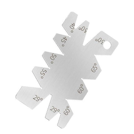 2PCS 8 Angle Centre Thread Screw Cut Welding Gauge Metric Whitworth Pitch 55 60 - Aimall