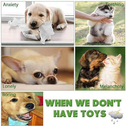 10X Dog Braided Rope Toys Pet Puppy Chew Bite Toy Gift Tough Cotton Clean Teeth - Aimall