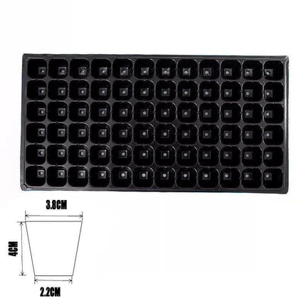 12x 72 Hole Plant Seed Grow Box Insert Propagation Nursery Seedling Starter Tray - Aimall