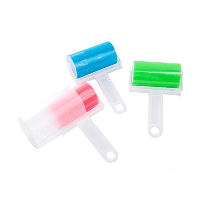 3x Sticky Pet Hair Dust Cleaning Washable Brush Lint Roller Dog Clothes Remover - Aimall
