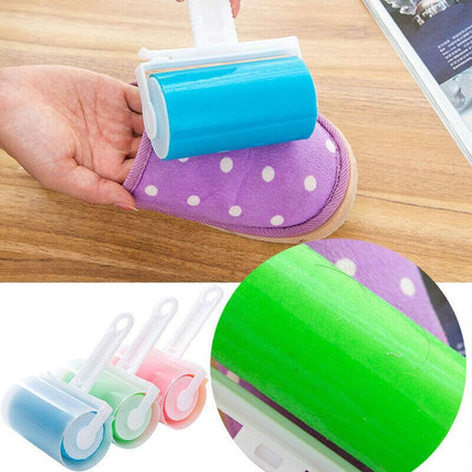 3x Sticky Pet Hair Dust Cleaning Washable Brush Lint Roller Dog Clothes Remover - Aimall