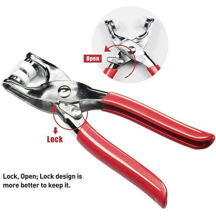 200 Sets Snaps Fasteners Sewing Buttons Metal Press Studs Tools Kit Plier Snap - Aimall