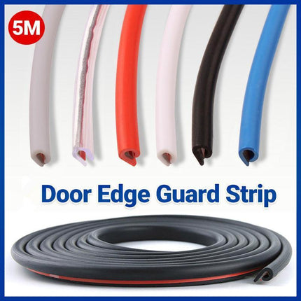5M Car Door Edge Protector Strip Anti-Scratch Protection Rubber Trim Seal AU - Aimall