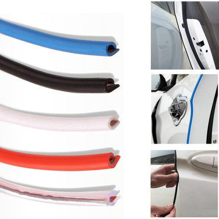 5M Car Door Edge Protector Strip Anti-Scratch Protection Rubber Trim Seal AU - Aimall