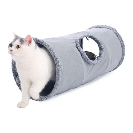 PAWZ Road Cat Tunnel Pet Toys Play Hide Tube with Ball For Large Cat Dogs Rabbit - Aimall