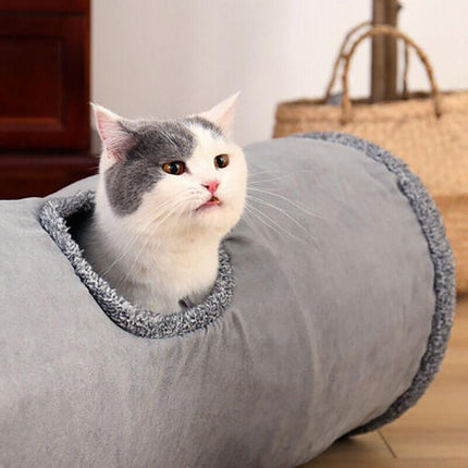PAWZ Road Cat Tunnel Pet Toys Play Hide Tube with Ball For Large Cat Dogs Rabbit - Aimall