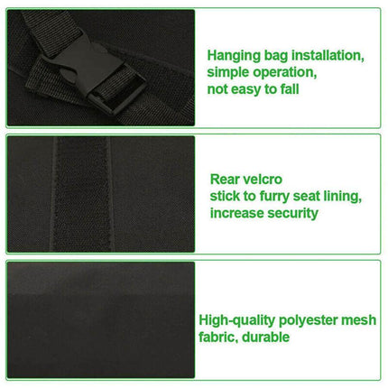 Large Organiser Hanging Pouch Bag Car Seat Back SUV Hatchback Trunk Boot Storage - Aimall