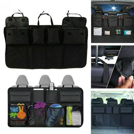 Large Organiser Hanging Pouch Bag Car Seat Back SUV Hatchback Trunk Boot Storage - Aimall