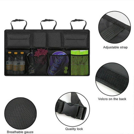 Large Organiser Hanging Pouch Bag Car Seat Back SUV Hatchback Trunk Boot Storage - Aimall