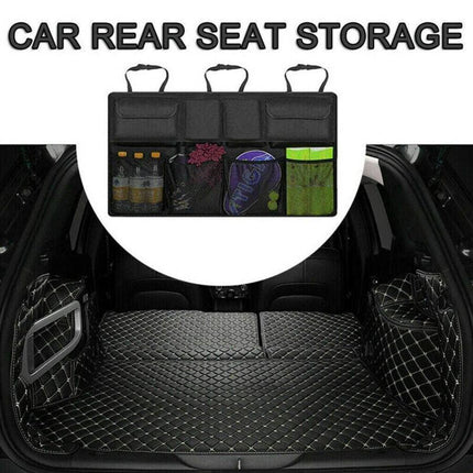 Large Organiser Hanging Pouch Bag Car Seat Back SUV Hatchback Trunk Boot Storage - Aimall