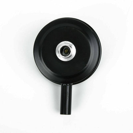 2 PCS Compressor Male Threaded 20mm Air Intake Silencer Filter Black Metal Shell - Aimall