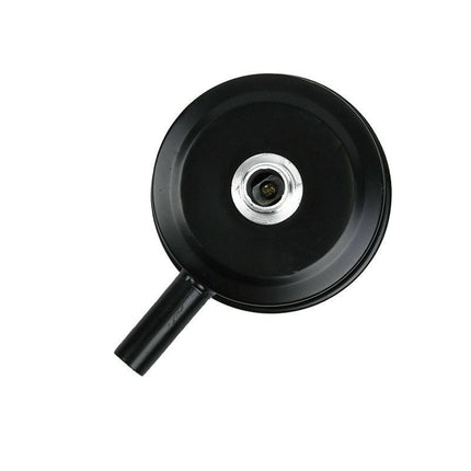 2 PCS Compressor Male Threaded 20mm Air Intake Silencer Filter Black Metal Shell - Aimall