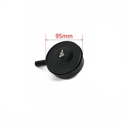 2 PCS Compressor Male Threaded 20mm Air Intake Silencer Filter Black Metal Shell - Aimall