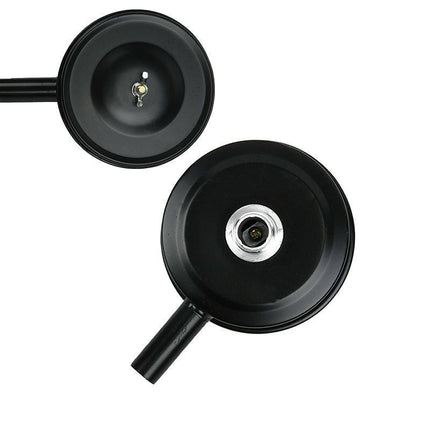 2 PCS Compressor Male Threaded 20mm Air Intake Silencer Filter Black Metal Shell - Aimall