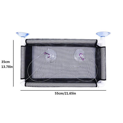 Pet Cat Window Hammock Perch Bed Hold Up To 60lbs Mounted Durable Seat AU NEW - Aimall