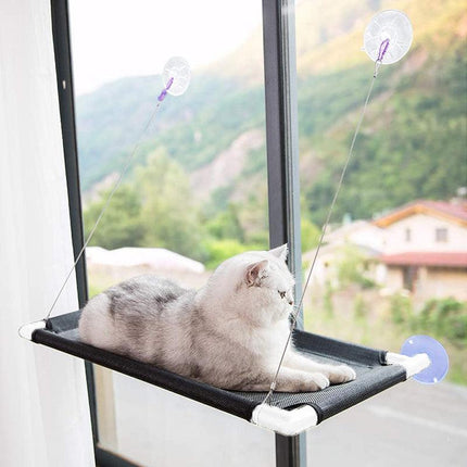 Pet Cat Window Hammock Perch Bed Hold Up To 60lbs Mounted Durable Seat AU NEW - Aimall