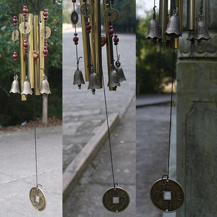 Wind Chimes Bells Copper Tubes Outdoor Yard Garden Home Decor Ornament Au Stock - Aimall