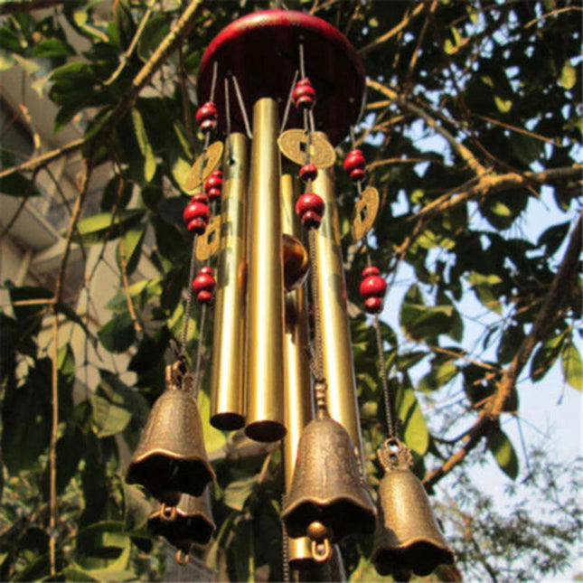 Wind Chimes Bells Copper Tubes Outdoor Yard Garden Home Decor Ornament Au Stock - Aimall