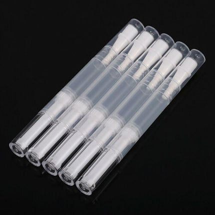 Nail Polish/Cuticle Oil Container Empty Twist Pens With Brushes Travel Portable - Aimall