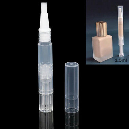 Nail Polish/Cuticle Oil Container Empty Twist Pens With Brushes Travel Portable - Aimall