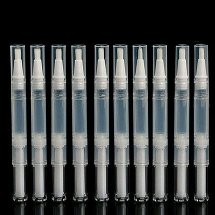 Nail Polish/Cuticle Oil Container Empty Twist Pens With Brushes Travel Portable - Aimall