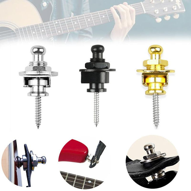 Buttons Straplocks Bass Replacement Strap Locks Electric Acoustic Guitar AU - Aimall