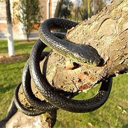 Garden Rubber Snakes Realistic Trick Toy Simulation Snake Whimsy Joke Scary Gift - Aimall