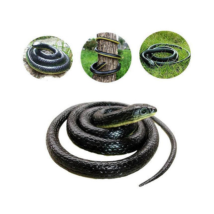 Garden Rubber Snakes Realistic Trick Toy Simulation Snake Whimsy Joke Scary Gift - Aimall