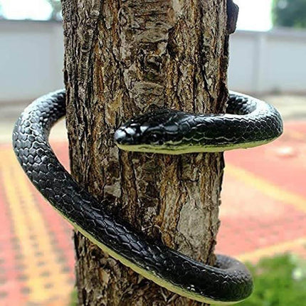 Garden Rubber Snakes Realistic Trick Toy Simulation Snake Whimsy Joke Scary Gift - Aimall