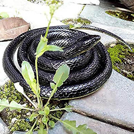 Garden Rubber Snakes Realistic Trick Toy Simulation Snake Whimsy Joke Scary Gift - Aimall