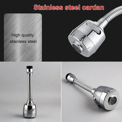 Kitchen Universal Faucet Splash-proof Head Pressurized Nozzle Bubbler 360° AU - Aimall