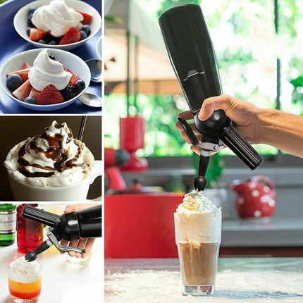 Cream Whipper for gourmet desserts and coffees