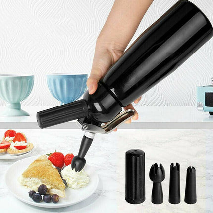 Cream Whipper for gourmet desserts and coffees