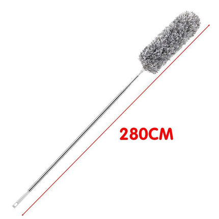 DUSTER EXTENDABLE MICROFIBRE TELESCOPE STAINLES STEAL POLE LONG CLEANING Duster - Aimall