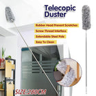 DUSTER EXTENDABLE MICROFIBRE TELESCOPE STAINLES STEAL POLE LONG CLEANING Duster - Aimall
