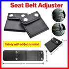 2PCS Car Safety Seat Belt Clip Adjuster Buckle Strap Stopper Clamps Comfort Safe - Aimall