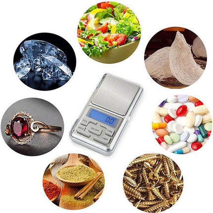 Pocket Mini Digital Kitchen Scales Jewellery Electronic Herbs - 0.01g to 200g AU - Aimall