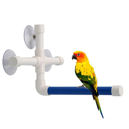 Bird Perch Stand Parrot Play Paw Grinding Stands Rack Shower Bath Platform Toys - Aimall