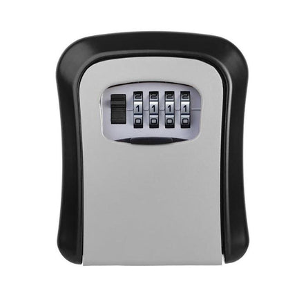 Wall Mounted High Security Steel Storage 4 Digit Key Box With Combination Lock - Aimall