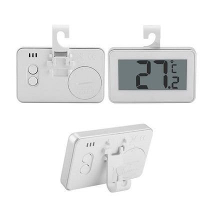 Digital Fridge / Freezer Thermometer -- Waterproof, LCD, Wireless & Hanging Hook - Aimall