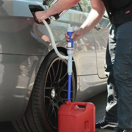 Portable Electric Hand Syphon Pump Pipe Oil Diesel Fuel Water Transfer Battery - Aimall