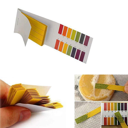 PH Test Strips Litmus Paper Saliva Urine Acid Alkaline Pool Liquid Indicator Set - Aimall