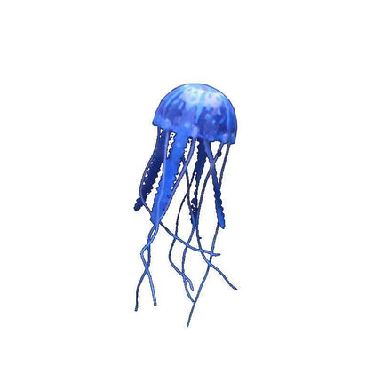 Fish Tank Fluorescent Glowing Beauty Artificial Simulated Jellyfish Ornament - Aimall