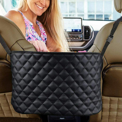 Advanced Between Car Seat Storage Bag Net Pocket Handbag Holder Organizer Bag AU - Aimall