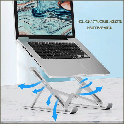 Laptop Stand Notebook Foldable Adjustable Table Portable Lazy Computer Desk AU - Aimall