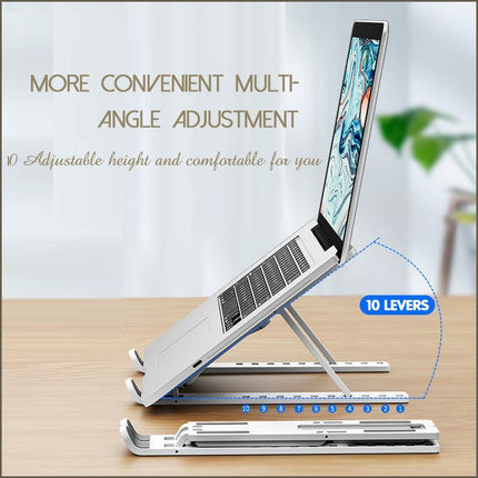 Laptop Stand Notebook Foldable Adjustable Table Portable Lazy Computer Desk AU - Aimall