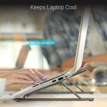 Laptop Stand Notebook Foldable Adjustable Table Portable Lazy Computer Desk AU - Aimall