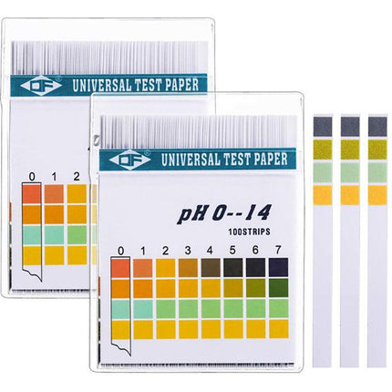 100PCS Test Strips pH 0-14 Alkaline Acid Urine Saliva Litmus Paper Kit Sticks AU - Aimall