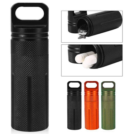 New 1PC EDC Survival Kit Waterproof Seal Bottle Capsule Storage Container Tool - Aimall